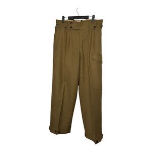 Carter Smith Co. 1950s Australian Military Trouser Pants Green 11 US 34 x 27